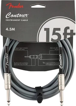 Кабель инструментальный Fender Cable Contour Series 15' Inca Silver