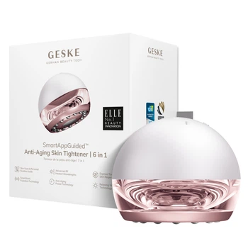 Масажер для підтяжки шкіри обличчя GESKE Anti-aging Skin Tightener 6в1 starlight, One Size