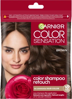 Крем-фарба для волосся Garnier Color Sensation Shampoo Retouch 4.0 Brown 20 мл (3600542620390)