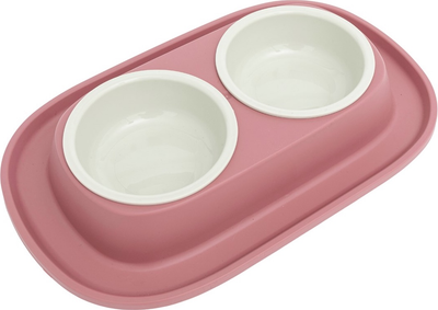 Miska smart Comfy 230+230 ml Różowa 253484 (5905546324182)