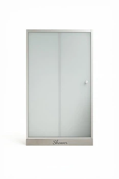 Скляні двері в душову Shower SATURN STN-781-6 190х110 см розсувна перегородка для душу матове скло (C15424)