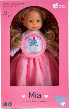 Interaktywna lalka bo. Mia (mówi po estońsku) 40 cm BD1225EE (4743199012251)