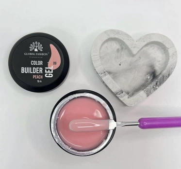 Гель для моделювання нігтів Color Builder Gel Global Fashion, колір 09