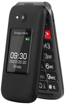 Мобільний телефон Kruger&Matz Simple 930 DualSim Black (5901890060929) (352635058949212) - Уцінка