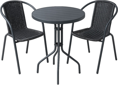 Komplet mebli ogrodowych Nuforma KJF3644 Popielaty