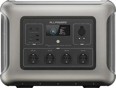 Зарядна станція Allpowers R2500 / 2500 Вт / 2016 Вт⋅год / LiFePO4 (9084770767142)