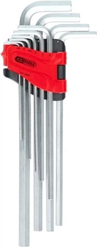 Комплект угловых штифтовых гаечных ключей KS Tools удлиненных 10 шт (151.4980)