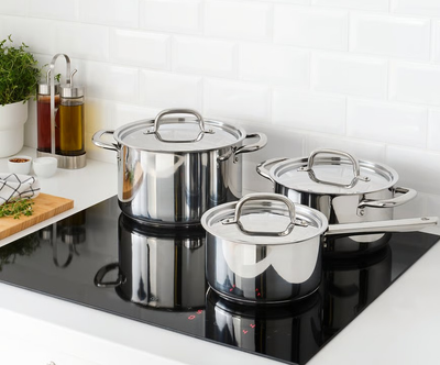 Zestaw garnków Ikea 365+ ze stali nierdzewnej 3 szt (804.843.29) Zestaw garnków Ikea 365+ ze stali nierdzewnej 3 szt (804.843.29)