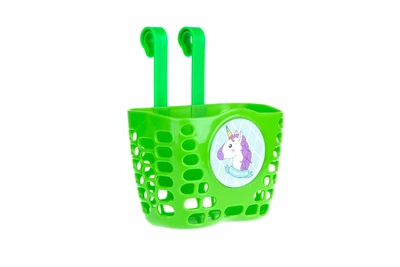Кошик дитячий пластиковий на кермо ONRIDE Bundle Mini зелений для велосипедів 12-14"