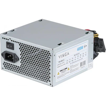 Блок питания Vinga 400W (PSU-400-12) Black Б/у