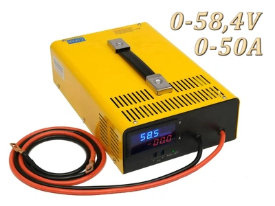 Зарядное устройство LiFeR для аккумуляторов LiFePO4 48V 50A. Зарядка для аккумулятора 48В / (0-58.4 вольт)