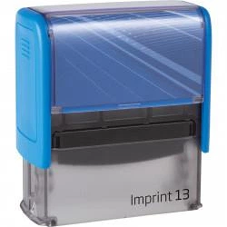 Оснащення до штампу пластикове Imprint 13 розміром 58х22 мм Синій