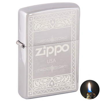 Запальничка Zippo Brushed Chrome 200503