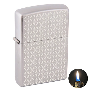 Zippo Satin Chrome 205504, запальничка сіра