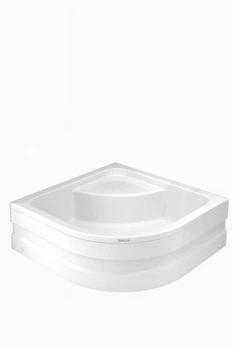 Акриловый поддон для душа Shower CELLESSE SW-6010 90х90х45 см глубокий полукруглый (C15199)