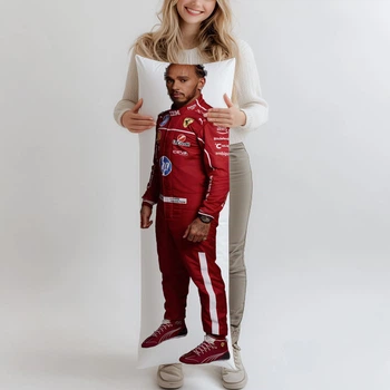 Льюис Хэмилтон (Lewis Hamilton) дакимакура, подушка ростовая 150*50 см