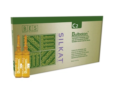 Лосьйон проти випадіння волосся C2 BES Silkat Bulboton 12x10 мл