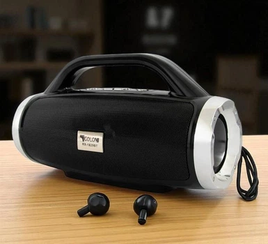 Колонка портативная акустика Golon с TF/AUX/USB с насыщенным звуком, Черный (928І)