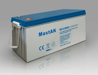 Аккумулятор гелевый MastAK MA12-200DG ( 12v 200Ah ) GEL