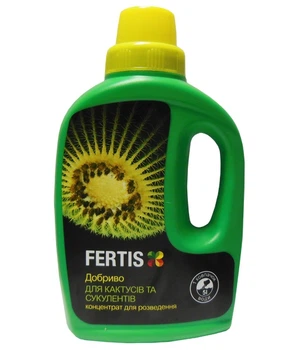 Комплексное минеральное удобрение для кактусов и суккулентов Fertis (Фертис), 500мл, NPK 4.3.8