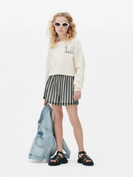 Шорти Primark чорний-білий в смужку EWJBY932 128