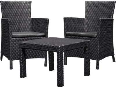 Zestaw mebli Allibert Rosario balcony Graphite