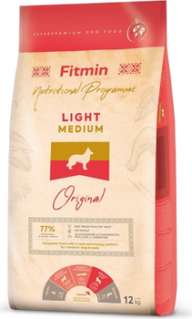 Sucha karma dla psów Fitmin Light Medium Drób 12 kg (8595237035427)