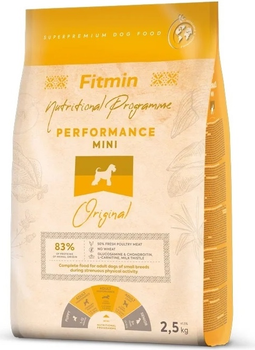 Sucha karma dla psów Fitmin Performance Mini Drób 2.5 kg (8595237035526)