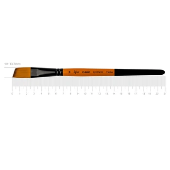 Кисть синтетика угловая № 14 Flame Rosa 1368A, 534563