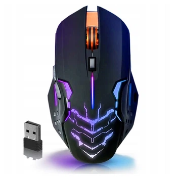 Мышка Defender Katana GM-511, беспроводная, игровая, 6кн., 3200 dpi., 400 mAh, черная