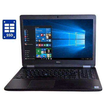 Ноутбук Dell Latitude E5570 / 15.6" (1366x768) TN / Intel Core i3-6100U (2 (4) ядра по 2.3 GHz) / 8 GB DDR4 / 128 GB SSD / Intel HD Graphics 520 / WebCam / Win 10 Pro б/у