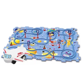 Розвиваюча іграшка-пазл SHT 1103D Space Travel (25pcs) Blue (79959)