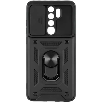 Чохол Ummi Camshield Serge Ring для Xiaomi Redmi Note 8 Pro Чорний - 00000080736_7