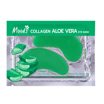 Гидрогелевые патчи с коллагеном и Aloe Vera 1 пара Moods (8859128306493)