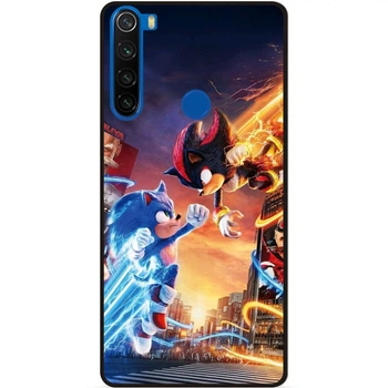 Силиконовый чехол бампер Candy для Xiaomi Redmi Note 8T с рисунком Sonik Соник Шэдоу