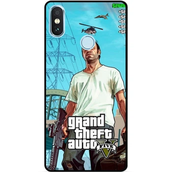 Силіконовий чохол бампер Candy для Xiaomi Redmi S2 із малюнком GTA ГТА