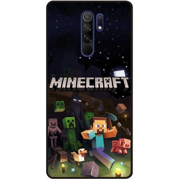 Силиконовый чехол бампер Candy для Xiaomi Redmi Note 8 Pro игра Майнкрафт Minecraft
