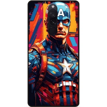 Чохол силіконовий бампер Candy для Xiaomi Mi 9t / Mi 9t Pro з малюнком Капітан Америка Marvel Captain America