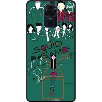 Силіконовий чохол Candy для Xiaomi Redmi Note 9 з малюнком Гра в кальмара