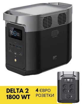 Зарядна станція EcoFlow DELTA 2 1800 Вт (сплеск до 2700) Дельта