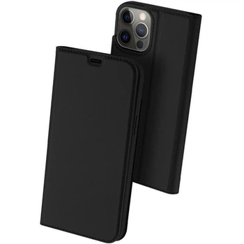 Чехол Dux Ducis для iPhone 15 Pro Max книжка с карманом для визиток Айфон 15 про макс Black