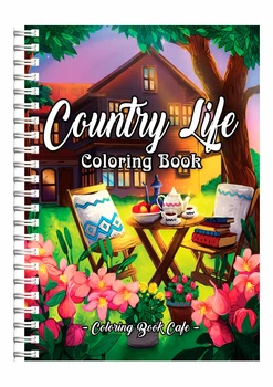 Раскраска Country Life / Сельская жизнь – 25 страниц