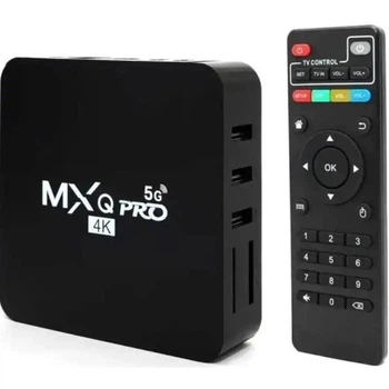 Смарт-ТВ-приставка Android TV Box MXQ 4K Pro 5G 4/64 ГБ з пультом, Wi-Fi, підтримкою 4K
