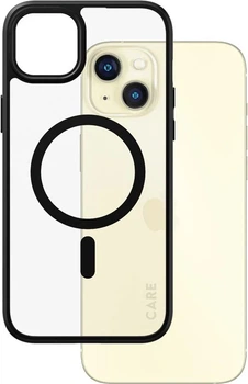 Etui CARE by PanzerGlass Flagship Case Transparent Urban Combat w. Black MagSafe do Apple iPhone 15 Plus (5715685005626)
