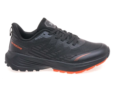 Кросівки чоловічі Restime EMB25500/BLACK+ORA 42 Чорний