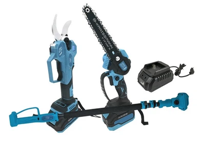 Комплект KRAISSMANN 302 SAG 20 MP (секатор, мініпила, подовжувач, 2 акум. і ЗП)
