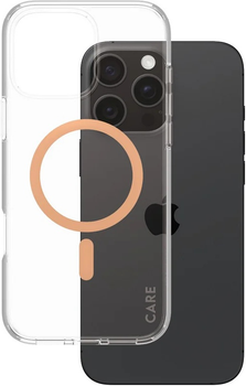 Панель CARE by PanzerGlass Flagship Case Transparent Urban Combat w. Peachy MagSafe для Apple iPhone 16 Pro Max (5715685004421)