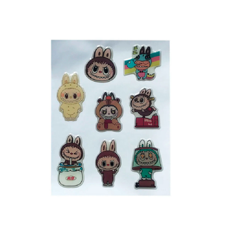 Набір наклейок 3D STICKERS Labubu 10 72939