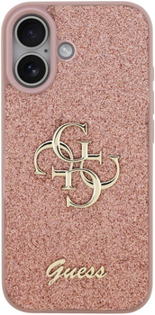 Панель Guess Fixed Glitter Big 4G для Apple iPhone 17 Pink (GUHCP17SHG4SGP)