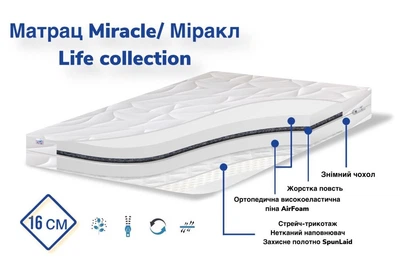 Ортопедичний матрац Family Sleep Miracle 60x120 см